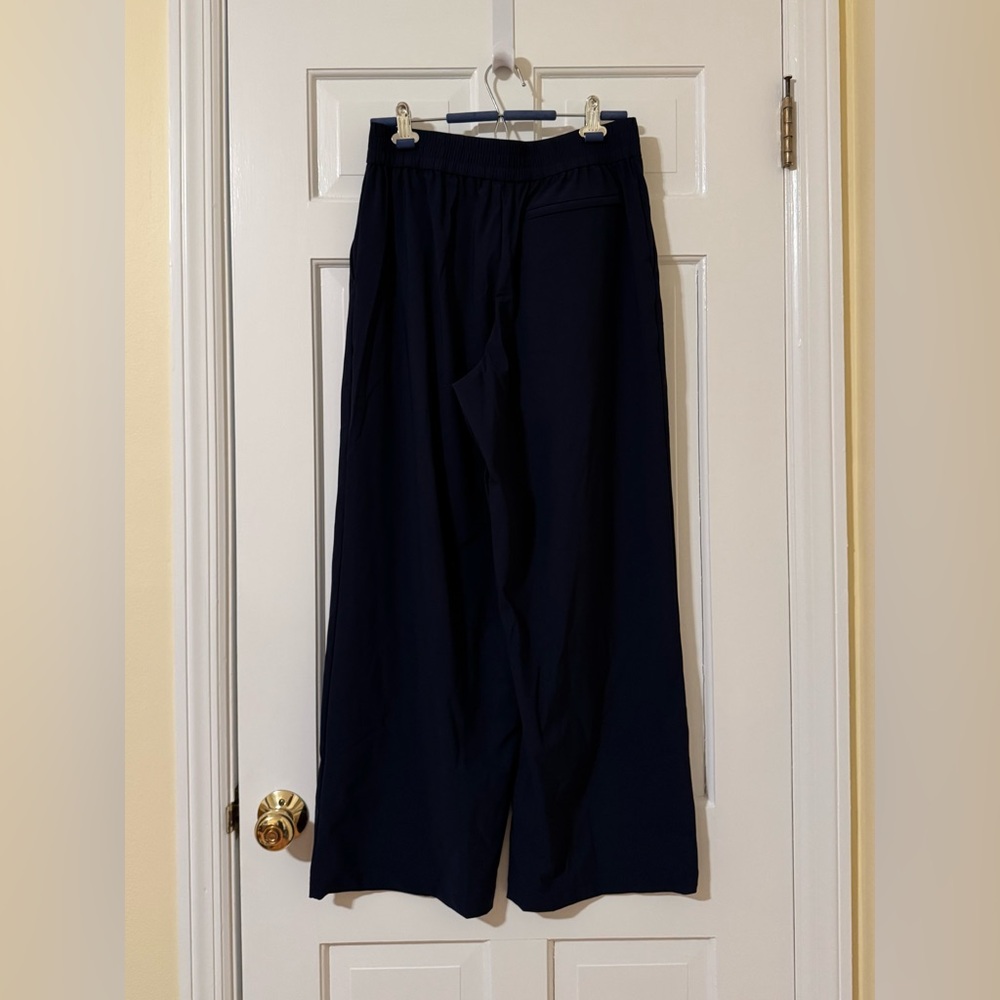Athleta Pinnacle High Rise Trouser Pants Size 8 Navy Blue - Picture 5 of 6